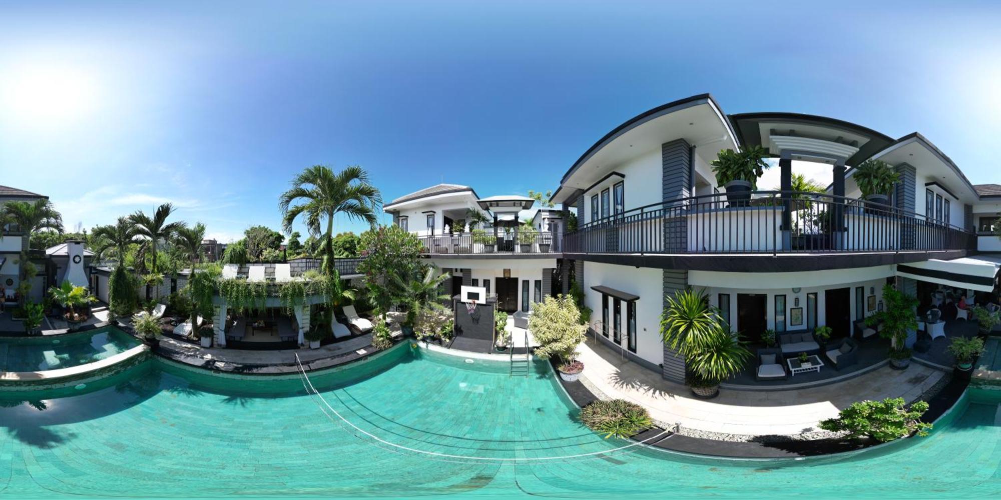 Villa Rumah Putih Abu Abu Senggigi Esterno foto